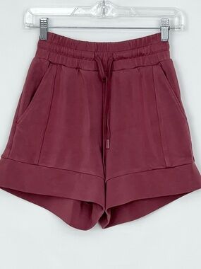Varley Atrium High-Rise DoubleSoft Shorts Rich Raspberry XXS